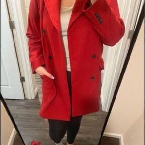 Beautiful Red Peacoat